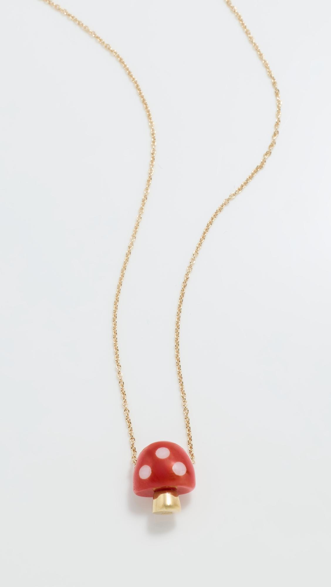 Aminita Red with White Pois Necklace by ALIITA