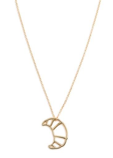Croissant 9kt gold necklace by ALIITA