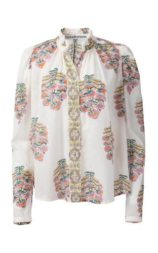 Annabel Honeysuckle Cotton Shirt by ALIX OF BOHEMIA