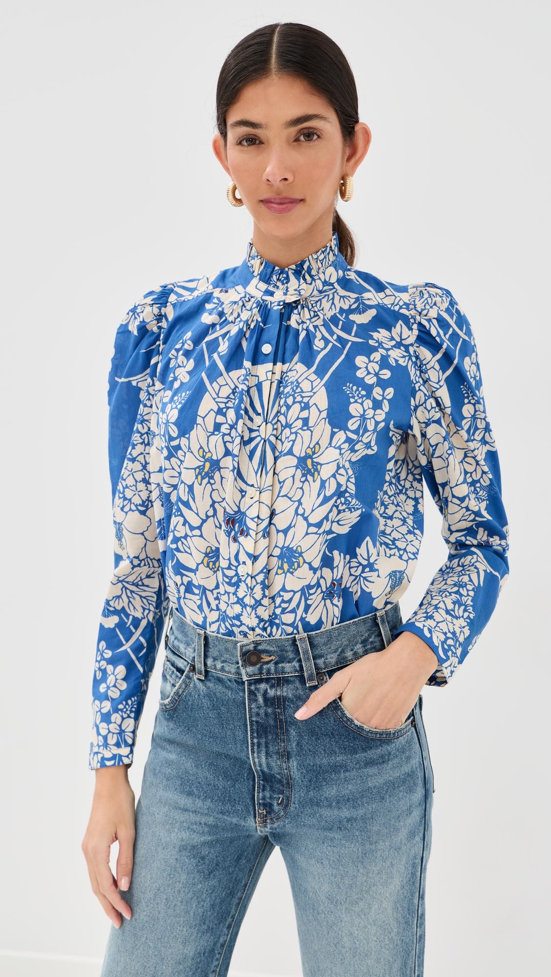 Artemis Royal Spoke Shirt by ALIX OF BOHEMIA