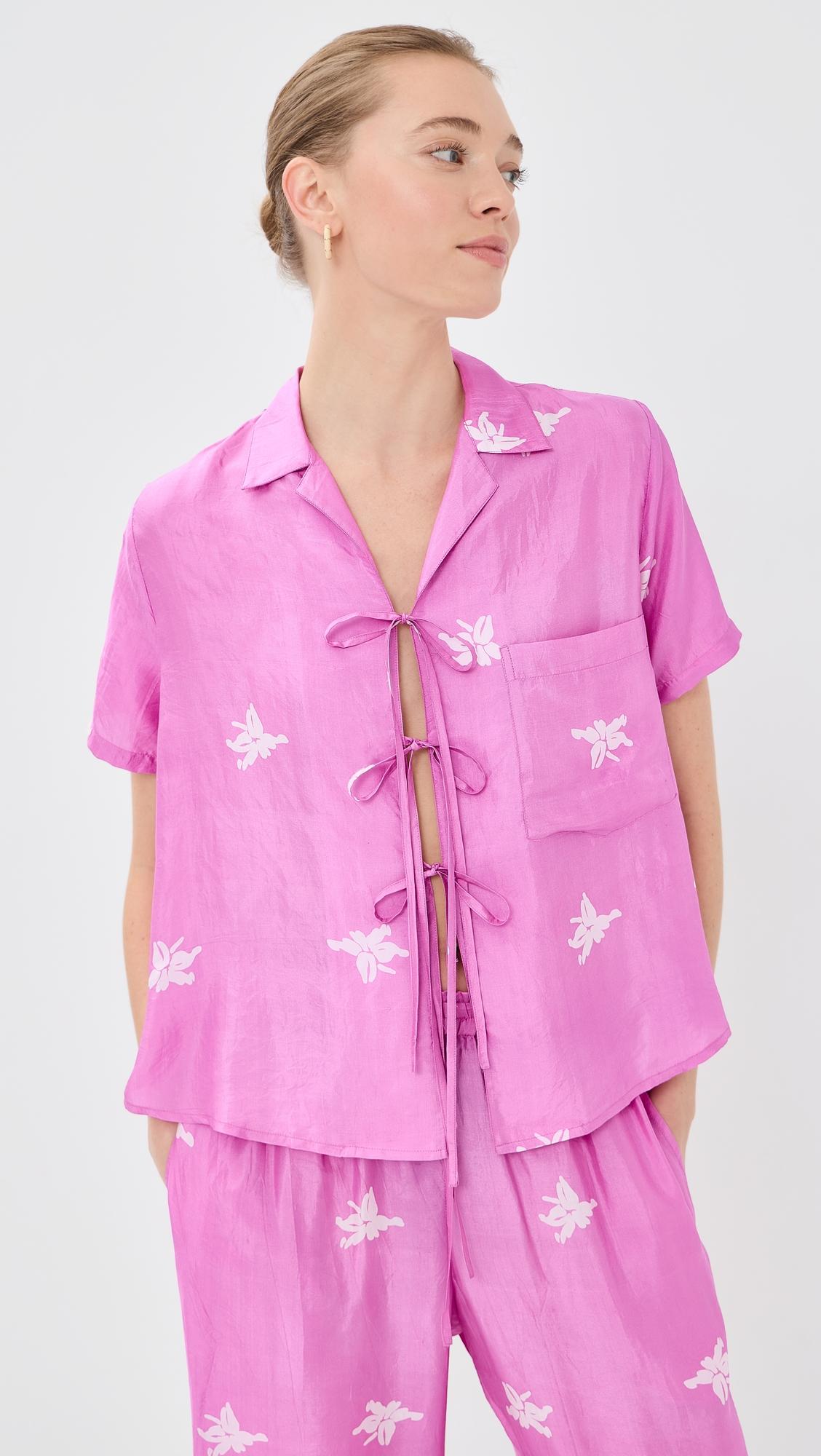Styla Pink Jasmine Shirt by ALIX OF BOHEMIA