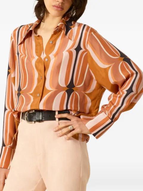 abstract-print button-down shirt by ALIX OF BOHEMIA
