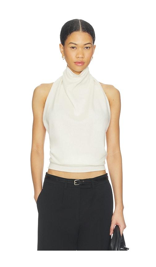 All My Love Tara Shawl Top in Ivory by ALL MY LOVE
