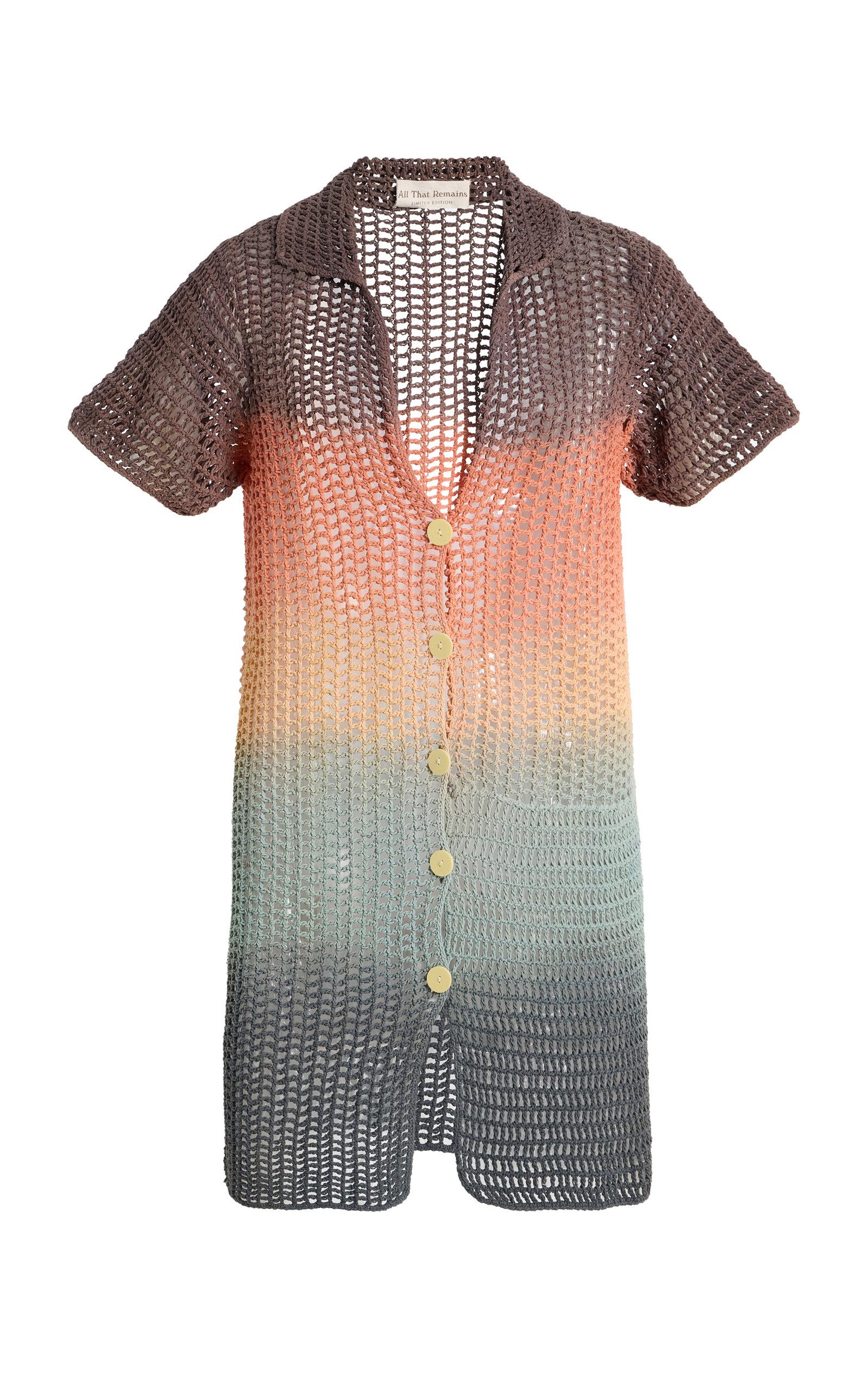 All That Remains Exclusive Floyd Crocheted Cotton Mini Shirt Dress - Moda Operandi by ALL THAT REMAINS