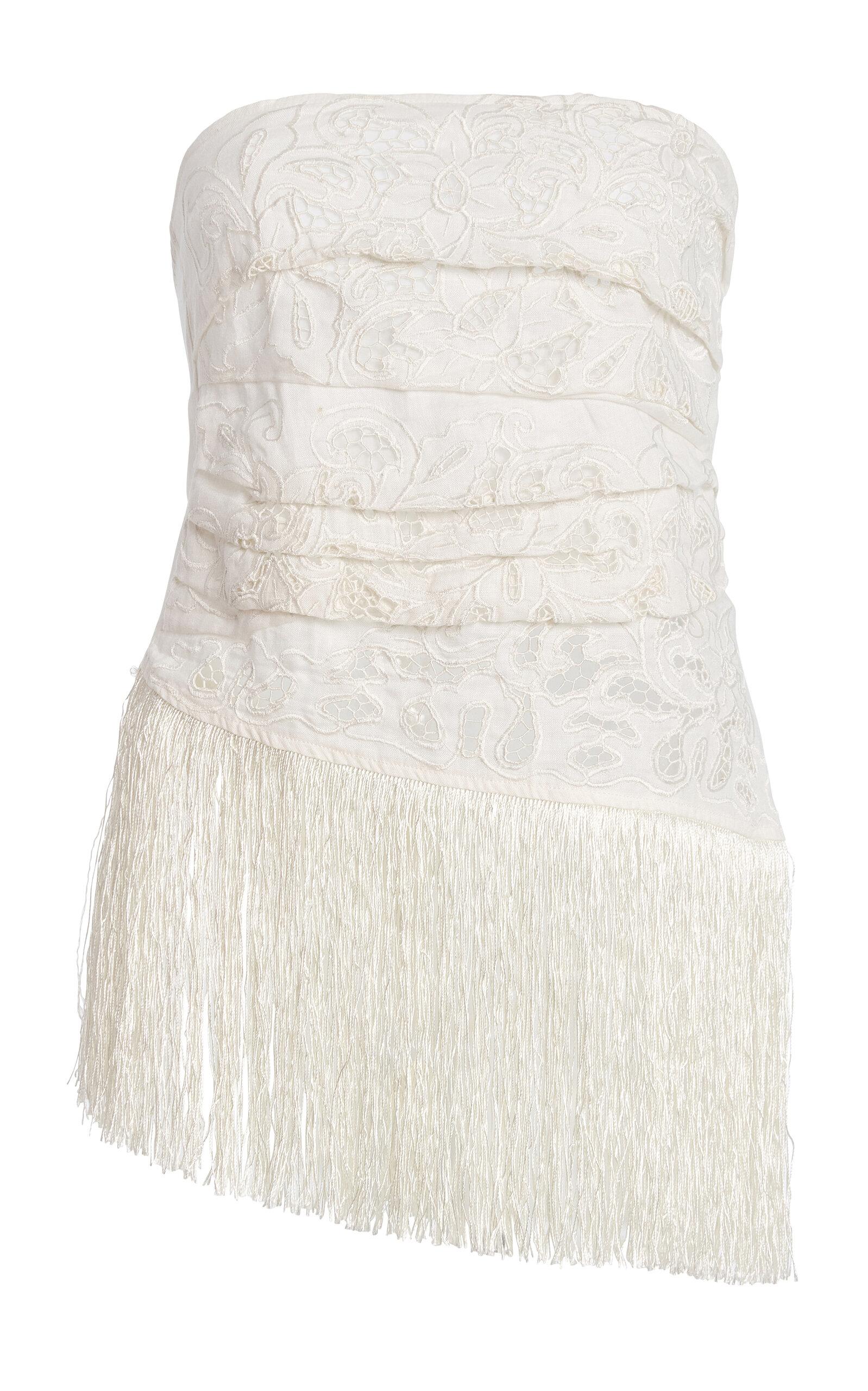 All That Remains Exclusive La Isla Carlota Fringed Cotton Lace Top - Moda Operandi by ALL THAT REMAINS