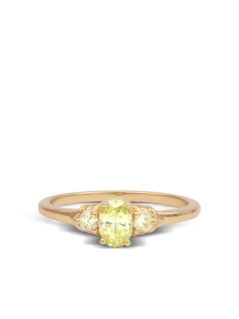 Chérie oval-stone ring by ALL THE LUCK IN THE WORLD