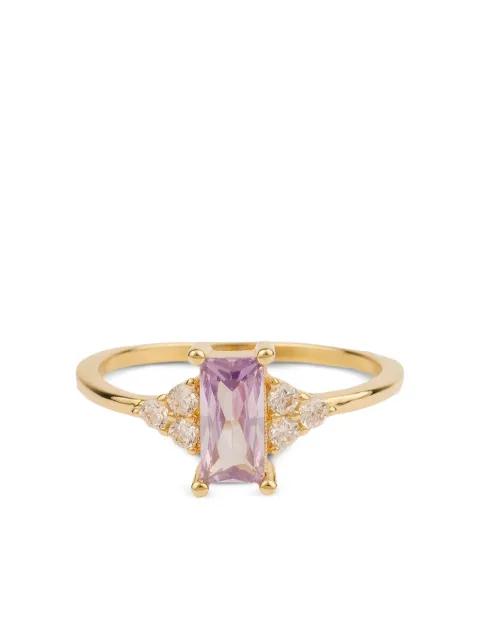 Oasis zirconia-embellishment ring by ALL THE LUCK IN THE WORLD