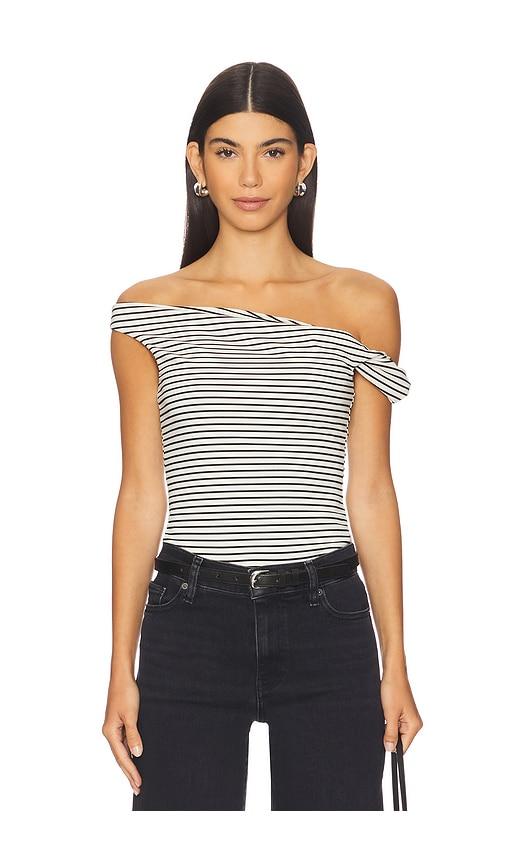 ALL THE WAYS Amber Off Shoulder Top in White by ALL THE WAYS