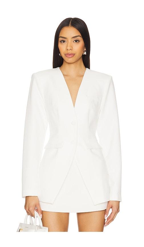 ALL THE WAYS Isla Blazer in White by ALL THE WAYS