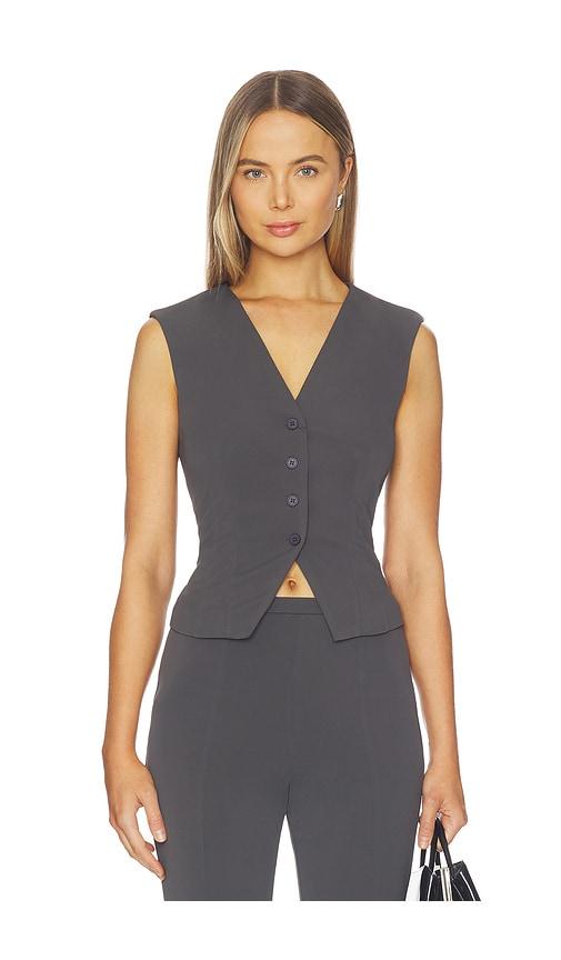 ALL THE WAYS Jordana Vest in Grey by ALL THE WAYS