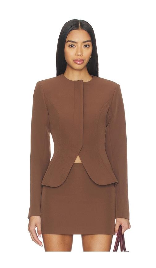 ALL THE WAYS Jubilee Blazer in Brown by ALL THE WAYS