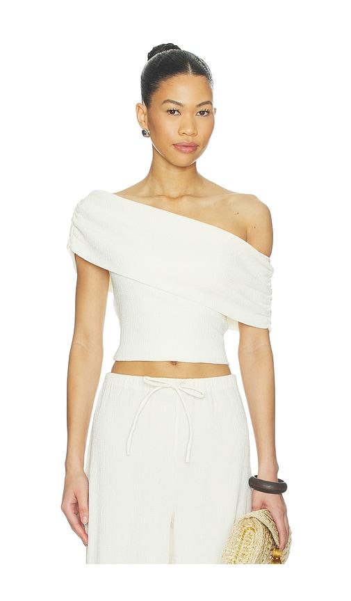 ALL THE WAYS Kiana Top in Cream by ALL THE WAYS