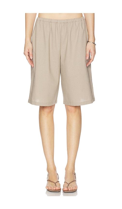 ALL THE WAYS Londyn Short in Taupe by ALL THE WAYS