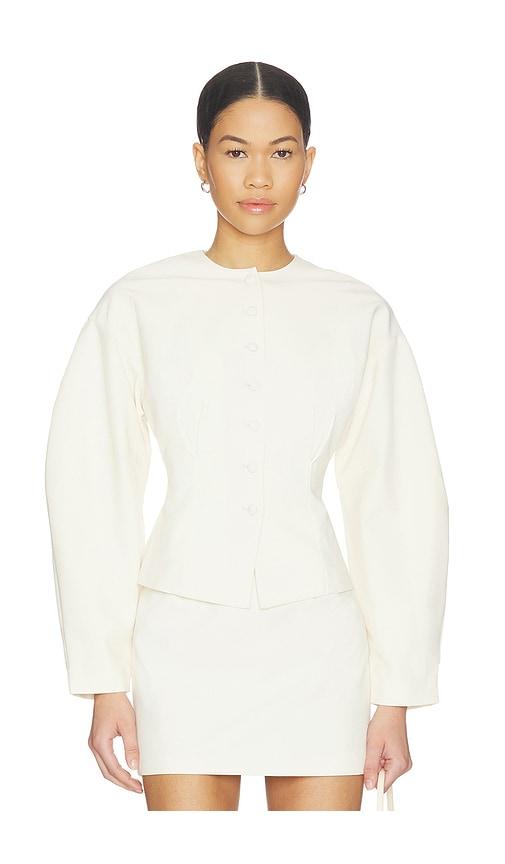 ALL THE WAYS Mamie Blazer in Ivory by ALL THE WAYS