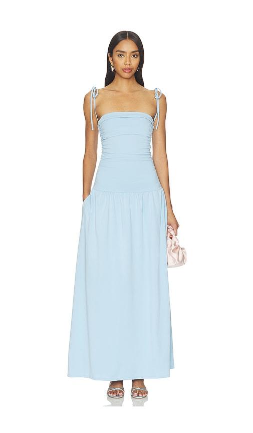 ALL THE WAYS Orelia Maxi Dress in Baby Blue by ALL THE WAYS