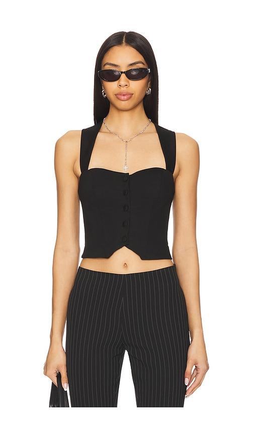 ALL THE WAYS Pia Top in Black by ALL THE WAYS