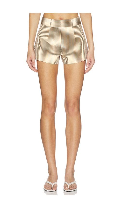 ALL THE WAYS Reed Short in Brown,White by ALL THE WAYS