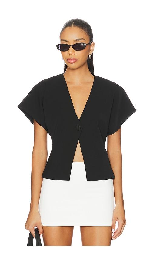 ALL THE WAYS Wanda Top in Black by ALL THE WAYS