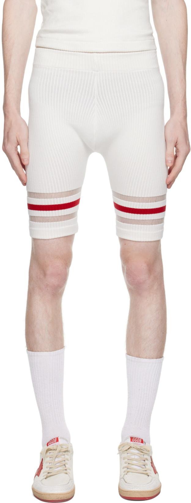 Off-White Cycling Shorts by ALLED-MARTINEZ