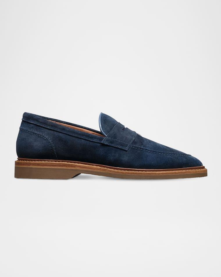 Men's Randolph Verse Suede Penny Loafers by ALLEN EDMONDS