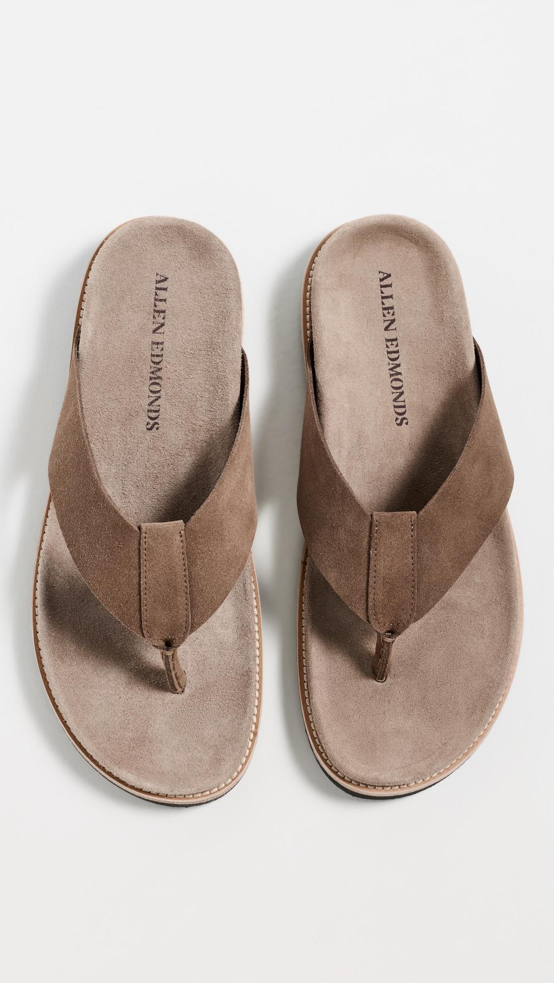 Sawgrass Suede Thong Sandals by ALLEN EDMONDS