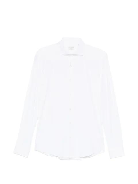 long-sleeve spread-collar shirt by ALLEY DOCKS 963