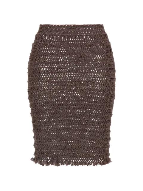 Emma semi-transparent tulle skirt by ALLIS BEACHWEAR