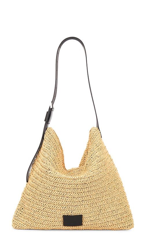 ALLSAINTS Asha Paper Shoulder Bag in Black by ALLSAINTS