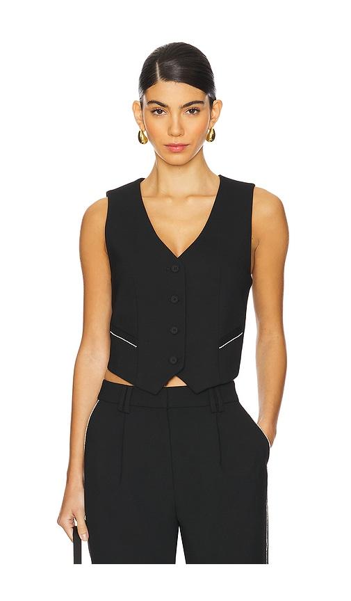 ALLSAINTS Atlas Krys Waistcoat in Black by ALLSAINTS