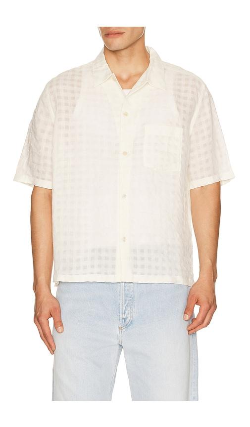 ALLSAINTS Aubrey Shirt in White by ALLSAINTS