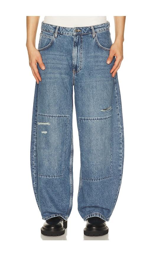 ALLSAINTS Barrel Trash Jeans in Blue by ALLSAINTS