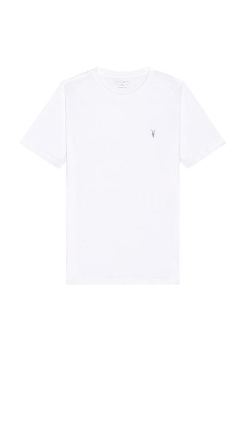 ALLSAINTS Brace Short Sleeve Crew Neck Tee 3 Pack in White,Baby Blue by ALLSAINTS