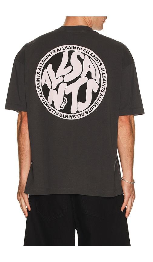 ALLSAINTS Distortion Tee in Black by ALLSAINTS