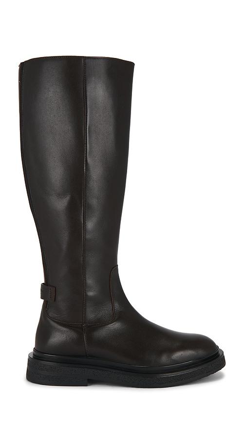ALLSAINTS Escher Rider Boot in Chocolate by ALLSAINTS
