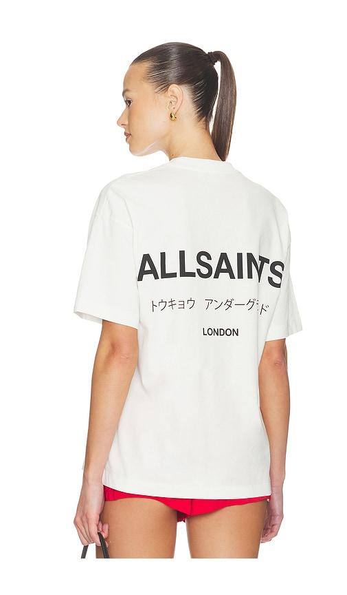 ALLSAINTS Etta Ashen Tee in White by ALLSAINTS