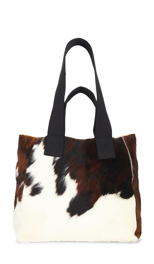 ALLSAINTS Izzy Tote Bag in Brown,White by ALLSAINTS