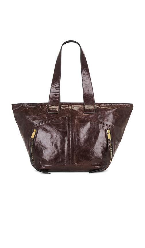 ALLSAINTS Jean Rey Tote Bag in Brown by ALLSAINTS