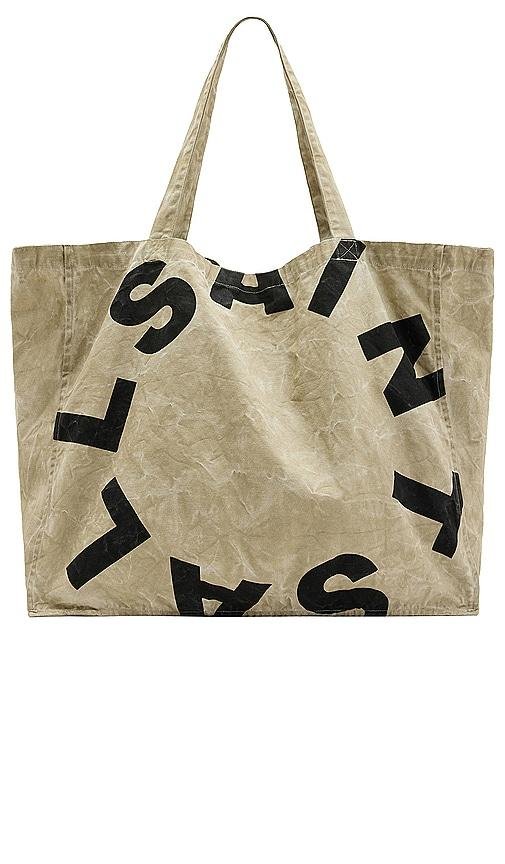 ALLSAINTS Large Tierra Totebag in Taupe by ALLSAINTS