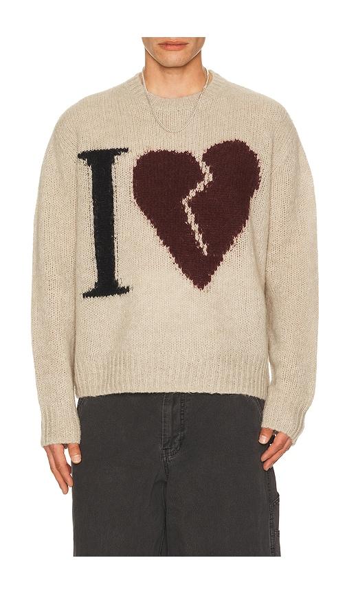 ALLSAINTS Lover Crew Sweater in Brown by ALLSAINTS