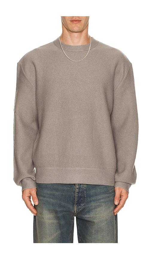 ALLSAINTS Marko Crew Neck Sweatshirt in Grey by ALLSAINTS
