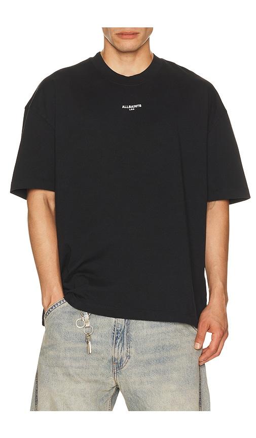 ALLSAINTS Mikro Crew Tee in Black by ALLSAINTS