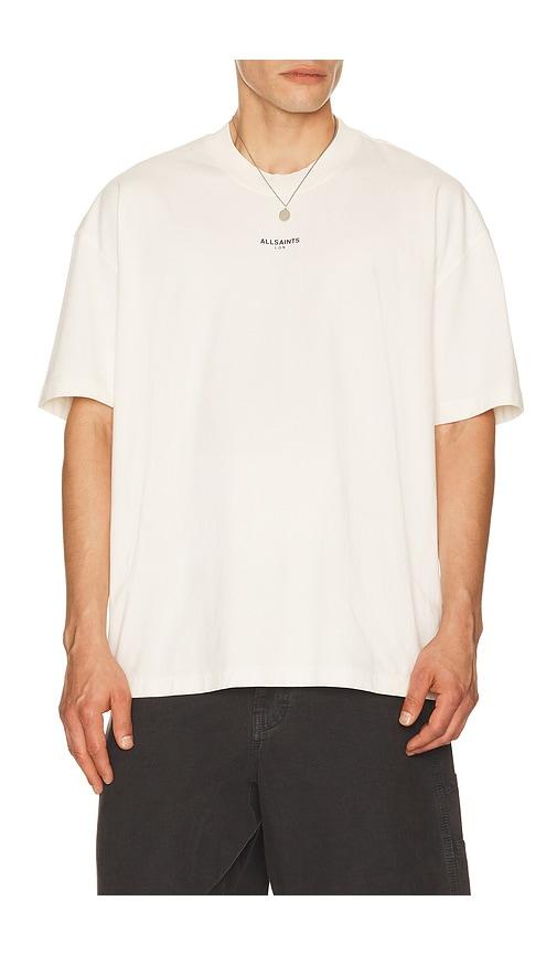 ALLSAINTS Mikro Crew Tee in White by ALLSAINTS