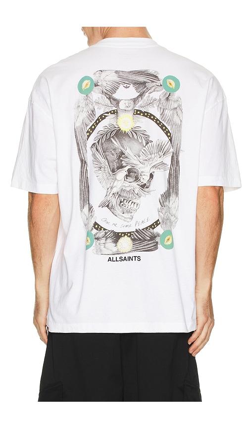 ALLSAINTS Mysteries Tee in White by ALLSAINTS