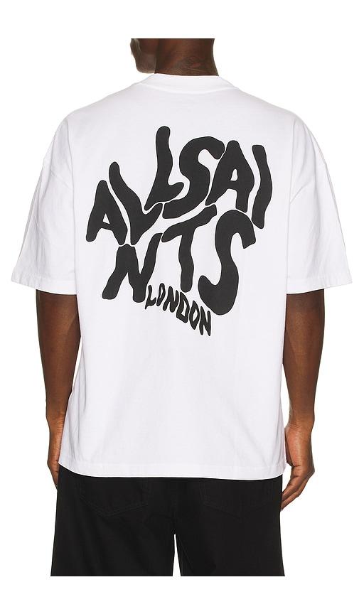 ALLSAINTS Orlando Crew Tee in White by ALLSAINTS