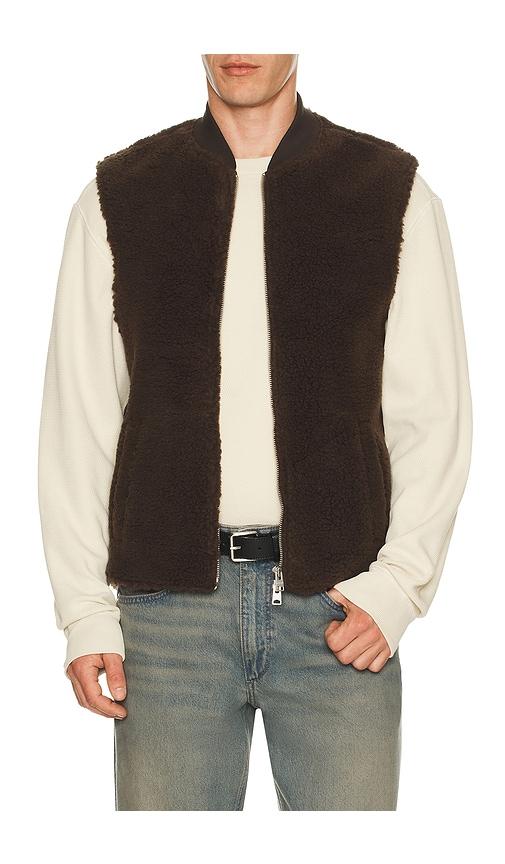 ALLSAINTS Otis Vest in Brown by ALLSAINTS