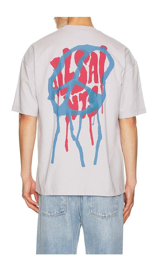 ALLSAINTS Runner Tee in Purple by ALLSAINTS