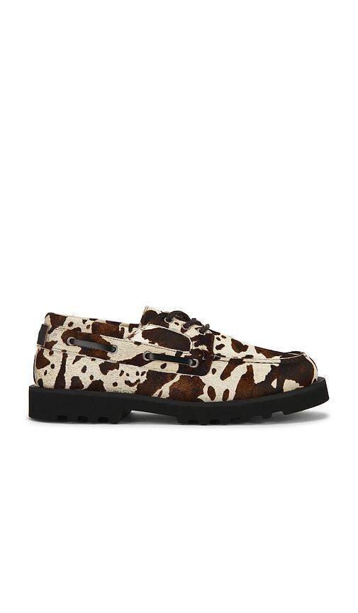 ALLSAINTS Skiff Boat Shoe in Brown by ALLSAINTS