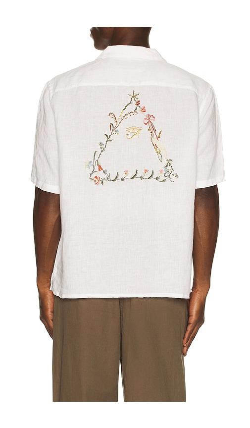 ALLSAINTS Tri Shirt in White by ALLSAINTS