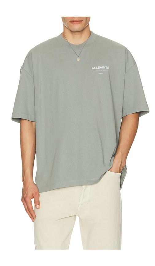 ALLSAINTS Underground Tee in Slate by ALLSAINTS
