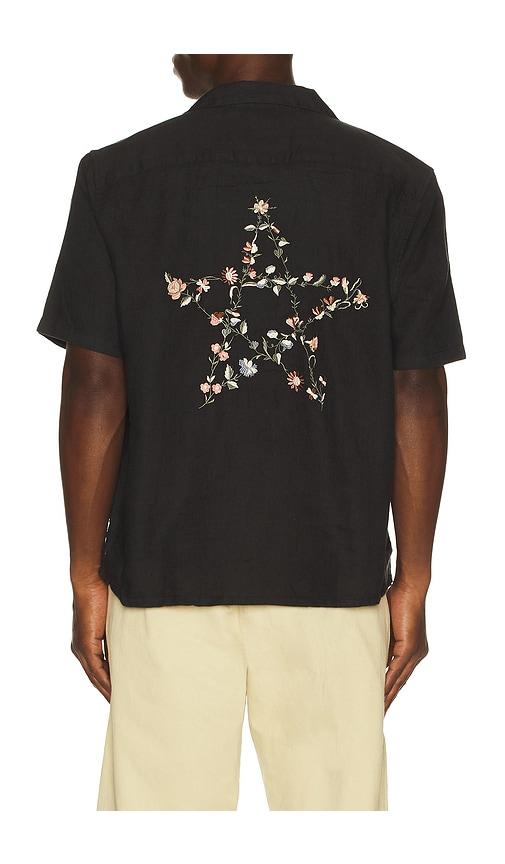 ALLSAINTS Wilder Short Sleeve Shirt in Black by ALLSAINTS